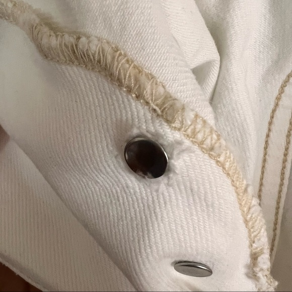 NEW Agolde Criss Cross Wide Leg Jeans in Paste - Picture 8 of 11